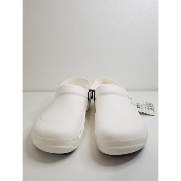 CROCS Bistro Slip Resistant Work Clog in White - Size‎ Men\'s 13 main image 7